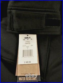 Men's Dockers Soft Shell Jacket Small Microfiber Coat Nylon Quilt Lined NWT $180