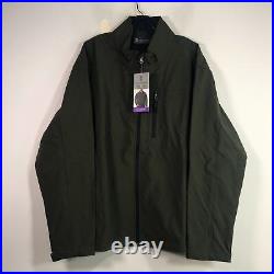 Men's Free Country Soft Shell Zip Jacket, Size XXL Dark Olive Green