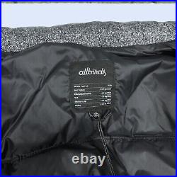 Men's L Allbirds Jacket Trino Puffer Jacket Charcoal Coat NEW Weather Repellant