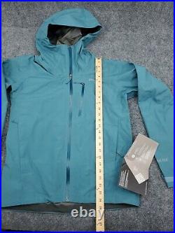 Men's Size Small Patagonia Calcite GTX Rain Wind proof Jacket $249 Blue Gore-Tex