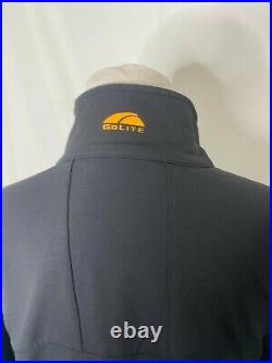 Men's size small golite rsg Soft shell Black Full Zip performance jacket