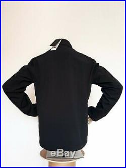 Mens Belstaff Harpford Jacket Size 54 Black Softshell Hybrid Stretch Down Padded