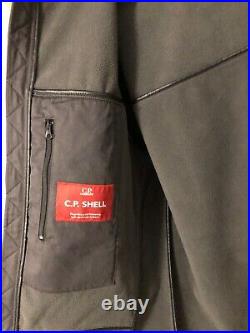 Mens CP Company Soft Shell Goggle Jacket Sz L (50) BLACK BNWT RRP £330