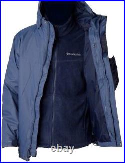 Mens Columbia-Tunnel Falls Interchange/OmniTech 3in1 Nylon/Fleece JacketSize L