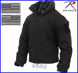 Mens Special Ops 3-In-1 Soft Shell Jacket with Fleece Liner & USA Flag Patches