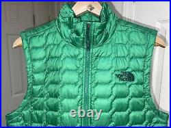 Mens, THE NORTH FACE, Kelly Green Quilted, Insulated, Zippered Vest, Small