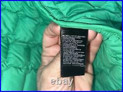 Mens, THE NORTH FACE, Kelly Green Quilted, Insulated, Zippered Vest, Small