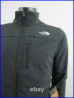 Mens TNF The North Face Apex Bionic FZ Softshell Windproof Jacket Black / White