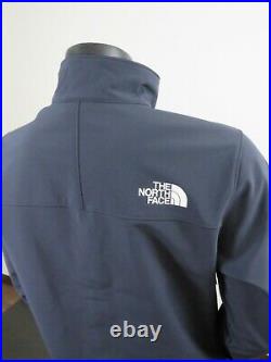Mens TNF The North Face Apex Bionic FZ Softshell Windproof Jacket Navy Blue