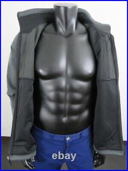 Mens TNF The North Face Apex Risor (Bionic) FZ Softshell Windproof Jacket Grey
