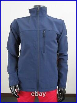 Mens TNF The North Face Softshell (Apex Bionic) FZ Windproof Jacket Navy Blue