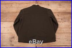 Mens Vintage CC Filson Green Medium Outdoor Soft Shell Jacket XL 46 R16298