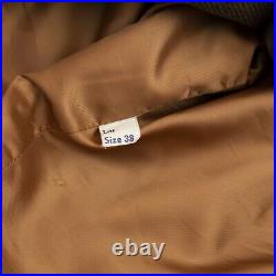 Mens Vintage SCHOTT NYC 546 Leather Jacket Size 38 S Removable Faux Fur Liner