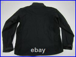 Mens XL Arcteryx PTFE black soft shell stretch full zip jacket