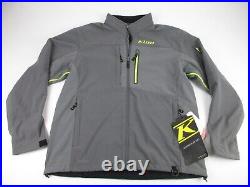 Mens XL KLIM Inversion Jacket Gore-tex Windstopper softshell gray full zip