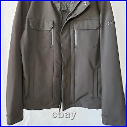 Michael Kors Guilford Soft Shell Jacket Full Zip Up Coat Mens XL Black $400