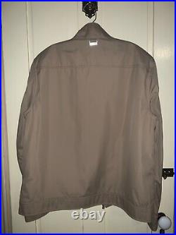 Michael Kors Men's 3-in-1 Tech Track Jacket In Khaki Size Large