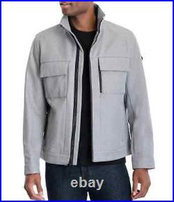 Michael Kors, Men's Guilford Soft Shell Jacket, Heather Gray, XL