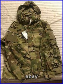 Military OCP Extreme Cold/Wet Weather Soft Shell Jacket With Hoodie XLarge R