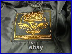 Milwaukee Leather MPM1762 Men's Black Heated Soft Shell Jacket & Battery Pack 4X