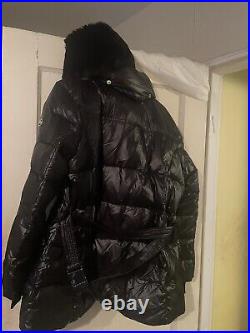 Mk Polyster Black Winter Jacket Size XL