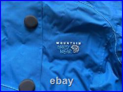 Mountain Hardwear Dry Q Women's Blue Jacket Winter Coat M Medium Ski Snowboard