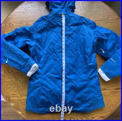Mountain Hardwear Dry Q Women's Blue Jacket Winter Coat M Medium Ski Snowboard