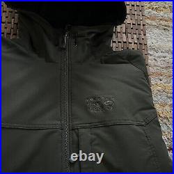 Mountain Hardwear Puffer Insulated Soft Shell Jacket Forest Green Men's Size XL