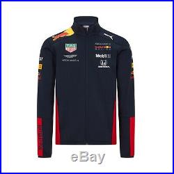 NEW 2020 RED BULL Racing F1 MENS Team Soft Shell Jacket Coat Verstappen OFFICIAL