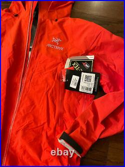 NEW Arc'teryx Beta AR Gore-Tex Pro Jacket Dynasty (red) Size MEDIUM 25854