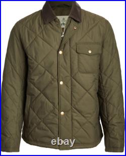 NEW Barbour Country Evenwood Quilted Jacket in Green size L #C1953