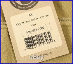 NEW Beyond PCU Level 5 Soft Shell Cold Fusion Jacket XLARGE-REG Coyote Brown L5