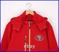 NEW NFL SAN FRANCISCO 49ers Soft Shell Hooded Jacket Size XL