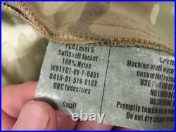NEW PCU L5 Multicam ORC Level 5 Soft Shell Jacket Small