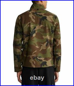 NEW Polo Ralph Lauren Barrier Jacket Water Repellent Camo soft shell Size Large