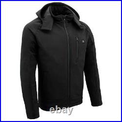 NEXGEN HEAT Men's Soft Shell Heated Jacket With Detachable Hood MPM1767