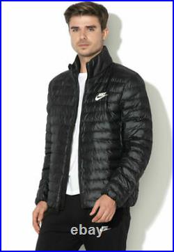 NIKE SPORTSWEAR NSW Synthetic Fill Puffer Padded Thermore Black Jacket Coat TNF