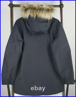 NWT $300 HELLY HANSEN Size Small Mens Primaloft Black Mens Hooded Jacket Parka