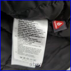 NWT $300 HELLY HANSEN Size Small Mens Primaloft Black Mens Hooded Jacket Parka