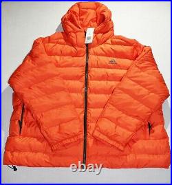 NWT Adidas Mens Itavic 3S 2.0 J Puffer Jacket Coat Orange DZ1416 Size 2XL