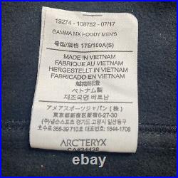 NWT Arc'teryx Gamma MX Hoody Jacket Full Zip Black Softshell Men's Size Small