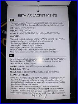 NWT Arc'teryx Men's Beta AR Jacket (Midnight Hawk) MSRP $575