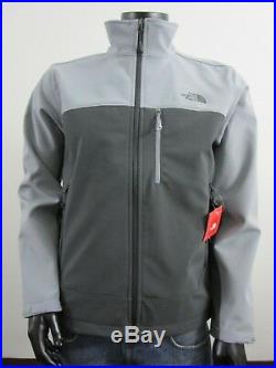 NWT Mens TNF The North Face Apex Bionic FZ Softshell Windproof Jacket Grey