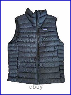 NWT Patagonia Down Sweater Vest Mens Large Black