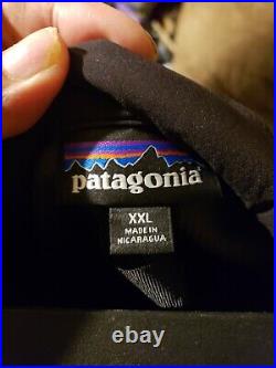 NWT Patagonia Men's Adze Hybrid Black Soft Shell Jacket Size XXL read darker