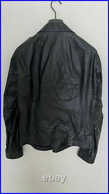 NWT Rick Owens Giacca Pelle Extra Zippers Stooges Moto Biker Jacket 50 IT L XL