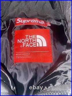 NWT Supreme X The North Face the Plague Winter Heavy Puffer Coat. Black & Grey