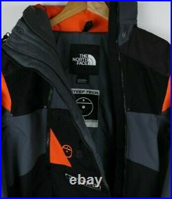 NWT The North Face Steep Tech Apogee Black Orange Gray Jacket Mens M Womens L
