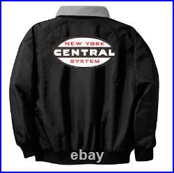 NYC Cigar Band Logo Embroidered Jacket Front and Rear 62r