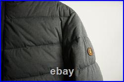 New 328$ Save the Duck Men's Medium Grey Soft Shell Breathable Zip Puffer Jacket